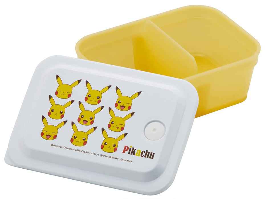 Skater Pikachu 1-Tier Bento Box 450ml Silver Ion Antibacterial Fluffy Packing with Air Valve- Japan Figure Store - #1 Bring To You The Best Japanese Goods