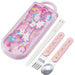 Skater Kids Bento Trio Set - Unicorn Theme Chopsticks Spoon & Fork 16.5cm- Japan Figure Store - #1 Bring To You The Best Japanese Goods