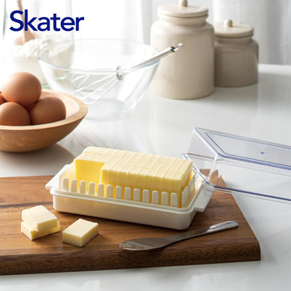 Skater BTG1N-A Butter Case with Cutting Guide and Knife Set- Japan Figure Store - #1 Bring To You The Best Japanese Goods