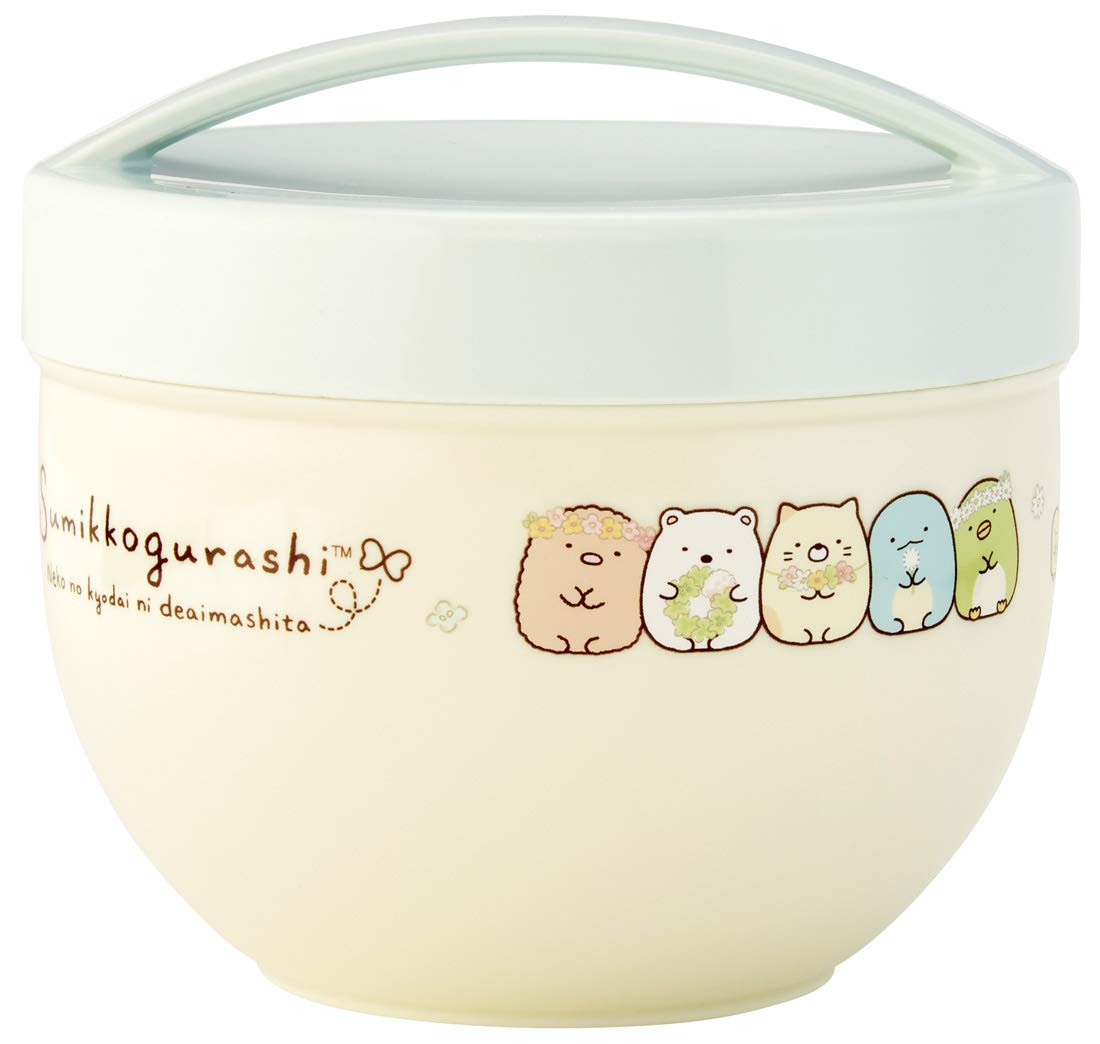 Skater Sumikko Gurashi Cat Siblings Cafe Bowl Lunch Box 560ml Capacity- Japan Figure Store - #1 Bring To You The Best Japanese Goods