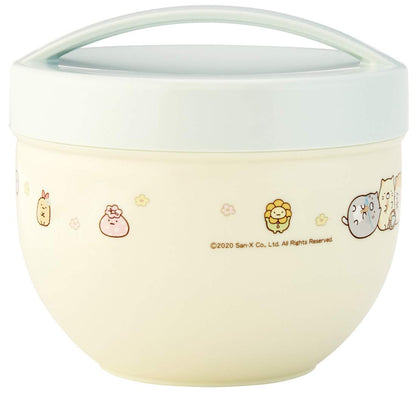 Skater Sumikko Gurashi Cat Siblings Cafe Bowl Lunch Box 560ml Capacity- Japan Figure Store - #1 Bring To You The Best Japanese Goods