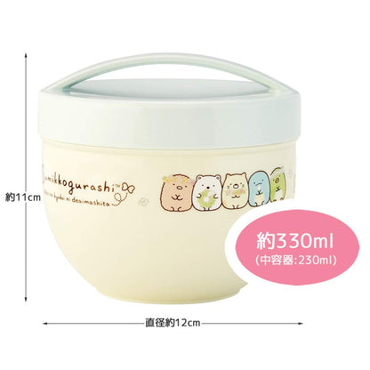 Skater Sumikko Gurashi Cat Siblings Cafe Bowl Lunch Box 560ml Capacity- Japan Figure Store - #1 Bring To You The Best Japanese Goods