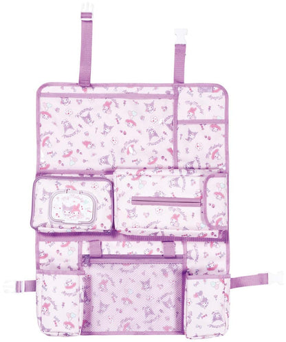 Skater My Melody Kuromi Cute Car Seat Back Pocket CSBP1-A- Japan Figure Store - #1 Bring To You The Best Japanese Goods