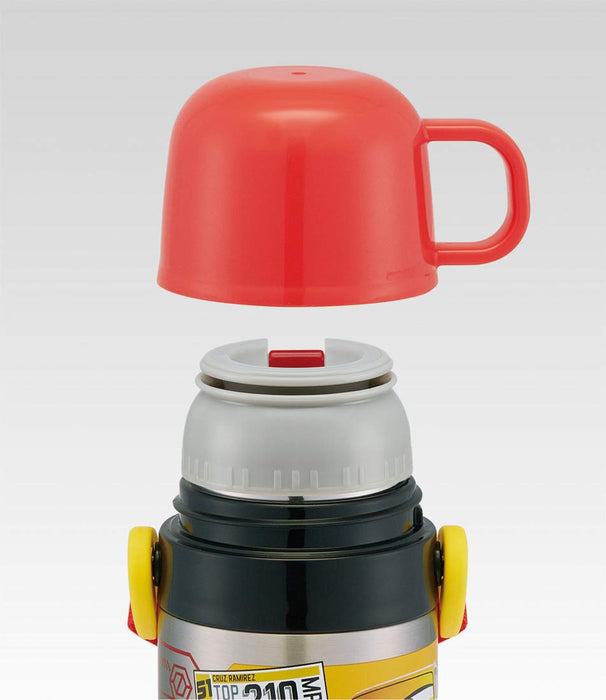 Skater Disney Cars 20 Children's 2-Way Stainless Steel Water Bottle and Cup 430ml - SKDC4- Japan Figure Store - #1 Bring To You The Best Japanese Goods