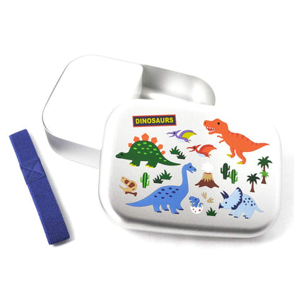 Skater Dinosaur Boy Aluminum Lunch Box 370ml Made in Japan- Japan Figure Store - #1 Bring To You The Best Japanese Goods