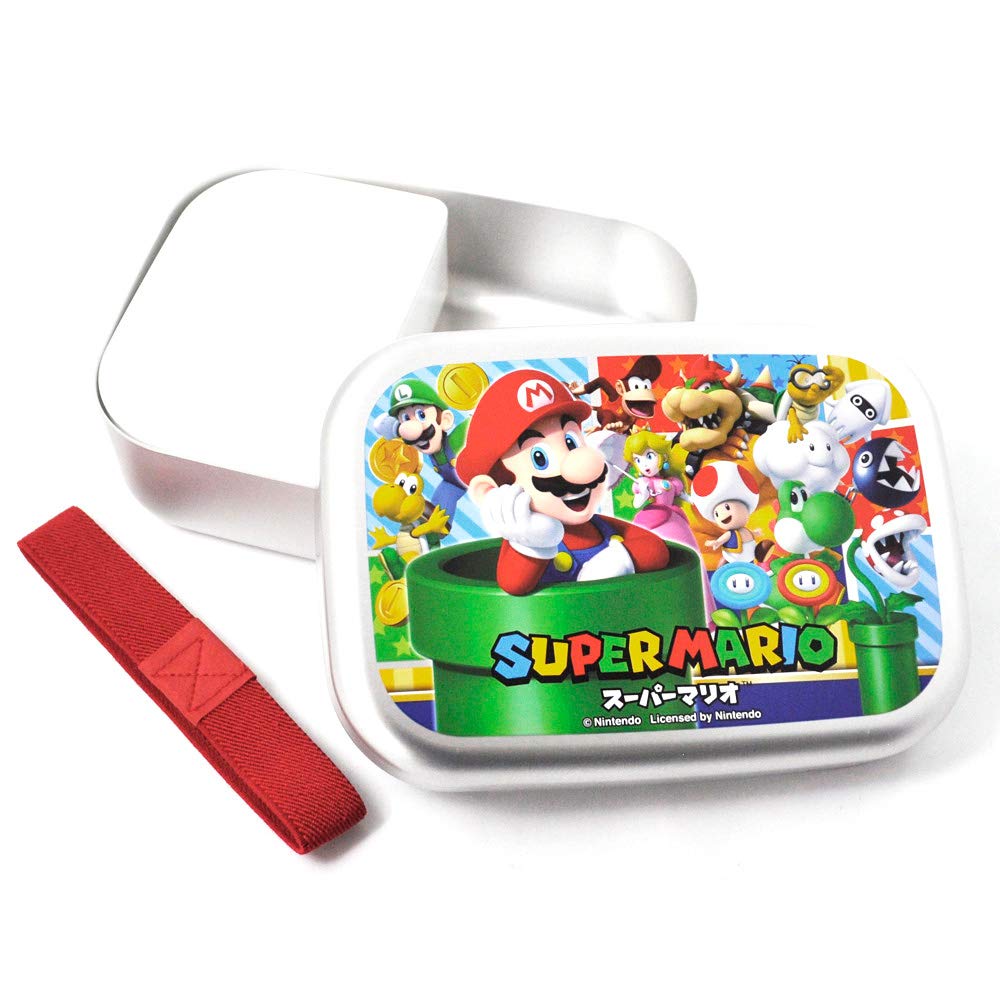 Skater Super Mario Boys 370ml Aluminum Lunch Box for Children - Made in Japan- Japan Figure Store - #1 Bring To You The Best Japanese Goods
