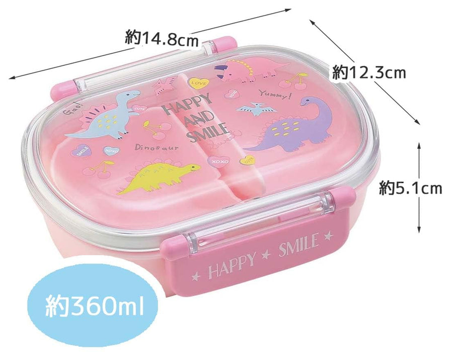 Skater Girls Antibacterial 360ml Lunch Box Happy & Smile Fluffy Made in Japan - Qaf2Baag-A- Japan Figure Store - #1 Bring To You The Best Japanese Goods