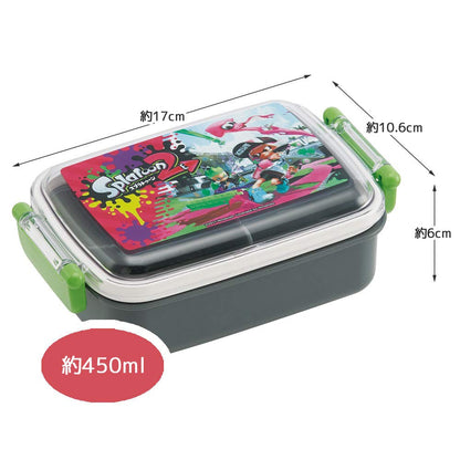 Skater 450ml Kids Antibacterial Lunch Box Splatoon 2 Design Fluffy Serving Made in Japan- Japan Figure Store - #1 Bring To You The Best Japanese Goods