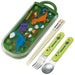 Skater Dinosaur Boys Trio Set Lunch Box Antibacterial Fork Spoon Chopsticks Made in Japan- Japan Figure Store - #1 Bring To You The Best Japanese Goods