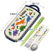 Skater Dinosaur Boys Trio Set Lunch Box Antibacterial Fork Spoon Chopsticks Made in Japan- Japan Figure Store - #1 Bring To You The Best Japanese Goods