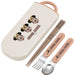 Skater Disney Minnie Mouse Kids Antibacterial Utensil Set: Chopsticks Spoon Fork- Japan Figure Store - #1 Bring To You The Best Japanese Goods