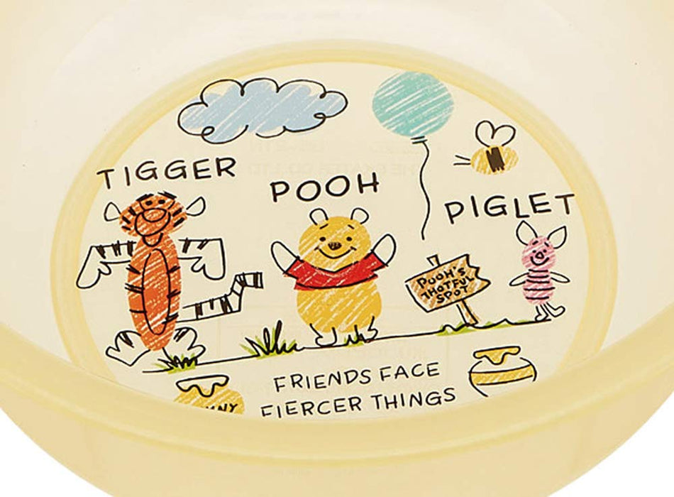 Skater Winnie the Pooh Sketch Disney Children's Bathtub 24cm Diameter 9cm Height Bs21N- Japan Figure Store - #1 Bring To You The Best Japanese Goods