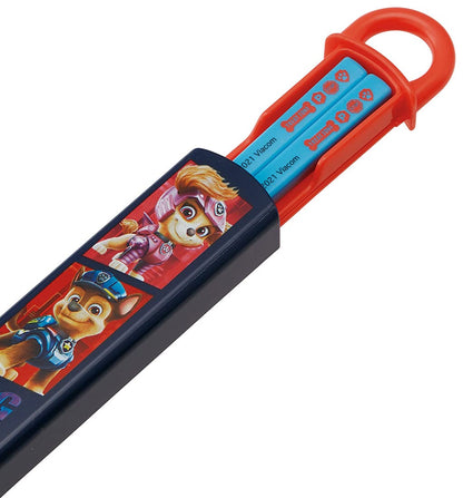 Skater Kids Chopsticks with Silver Ion Antibacterial Case Paw Patrol Movie 16.5cm ABS2AMAG-A Set- Japan Figure Store - #1 Bring To You The Best Japanese Goods