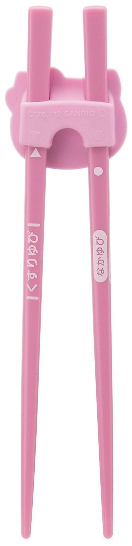 Skater Hello Kitty Kids Training Chopsticks with Silicone Holder - Practice Set- Japan Figure Store - #1 Bring To You The Best Japanese Goods