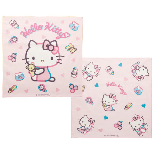 Skater Hello Kitty Children's Lunch Box Cloth and Plush Toy Set Sanrio KB4WN-A 2 Pieces- Japan Figure Store - #1 Bring To You The Best Japanese Goods