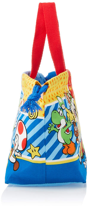 Skater Super Mario 17 Children's Lunch Box Drawstring Bag Made in Japan- Japan Figure Store - #1 Bring To You The Best Japanese Goods