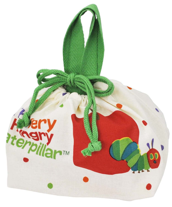 Skater Children's Hungry Caterpillar Lunch Box Drawstring Bag Made in Japan Kb7-A- Japan Figure Store - #1 Bring To You The Best Japanese Goods
