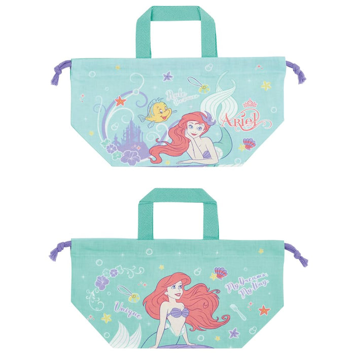 Skater Disney Ariel Kids Lunch Box Bag with Gusset - Made in Japan- Japan Figure Store - #1 Bring To You The Best Japanese Goods