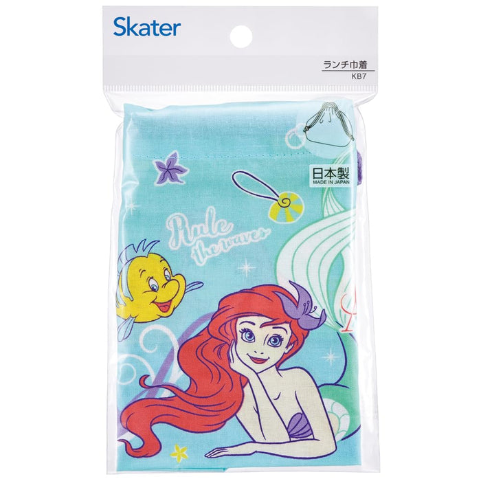 Skater Disney Ariel Kids Lunch Box Bag with Gusset - Made in Japan- Japan Figure Store - #1 Bring To You The Best Japanese Goods