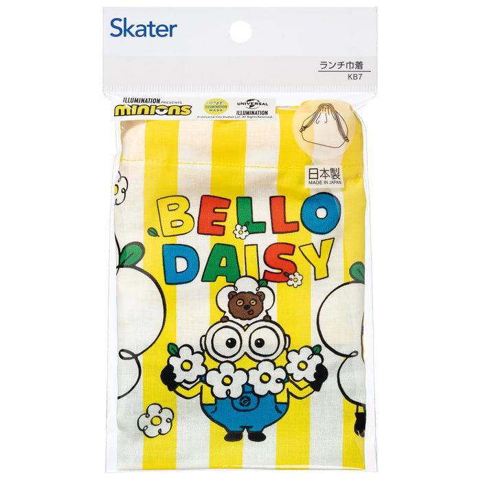 Skater Kids Lunch Box Bag with Gusset Minion 24 Made in Japan Boys Girls- Japan Figure Store - #1 Bring To You The Best Japanese Goods