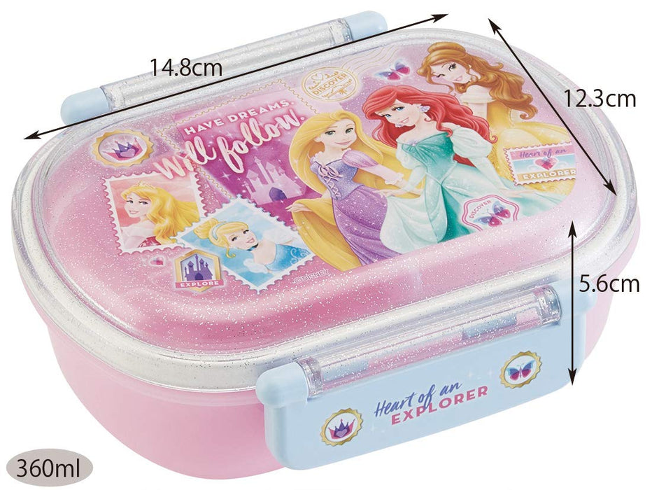 Skater Disney Princess 360ml Children's Lunch Box Made in Japan- Japan Figure Store - #1 Bring To You The Best Japanese Goods