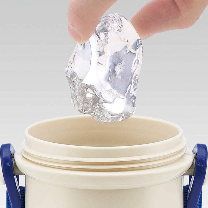 Skater Kids 480ml Dinosaur Plastic Water Bottle with Cup for Boys - PSB5KDA- Japan Figure Store - #1 Bring To You The Best Japanese Goods