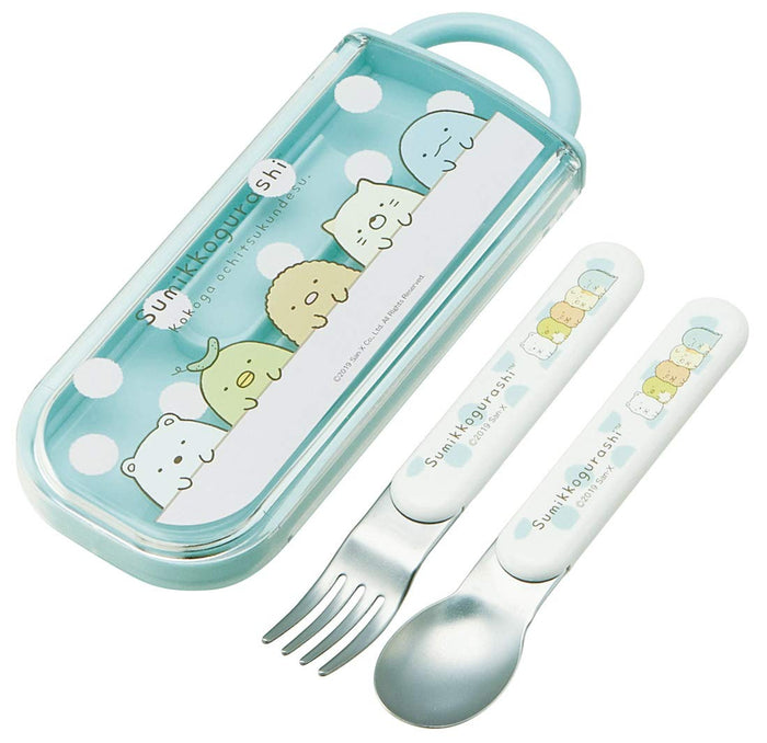 Skater Sumikko Gurashi Kids Fork & Spoon Combo Set 13cm - Skater CC2- Japan Figure Store - #1 Bring To You The Best Japanese Goods