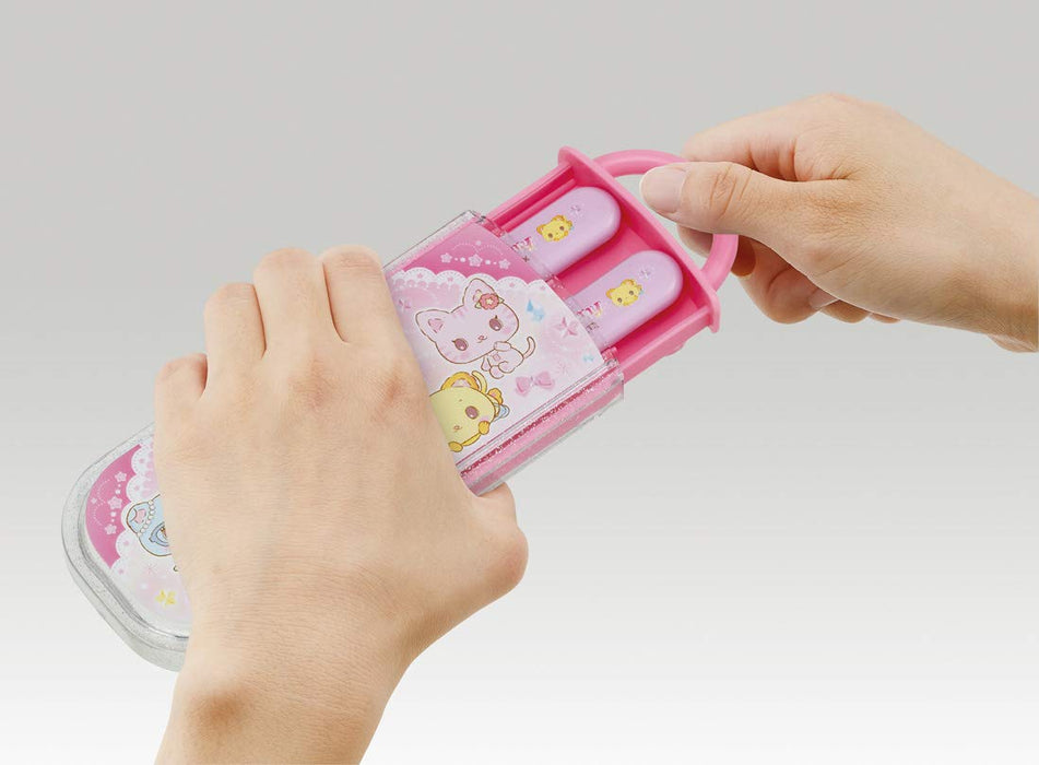 Skater Mewl Dreamy Friends Children's Spoon and Fork Set 13cm Made in Japan- Japan Figure Store - #1 Bring To You The Best Japanese Goods