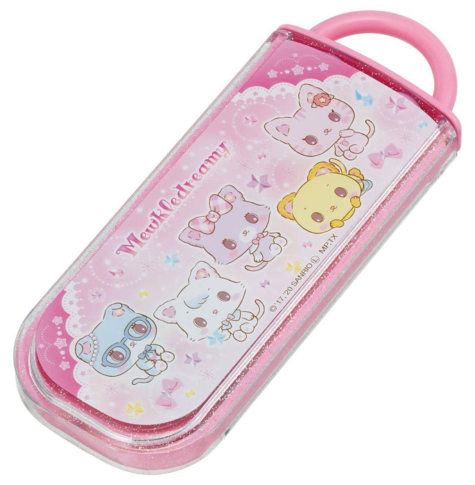 Skater Mewl Dreamy Friends Children's Spoon and Fork Set 13cm Made in Japan- Japan Figure Store - #1 Bring To You The Best Japanese Goods