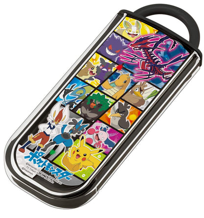 Skater Pokemon 21 Pocket Monster Kids Spoon and Fork Set 13cm Made in Japan CC2- Japan Figure Store - #1 Bring To You The Best Japanese Goods
