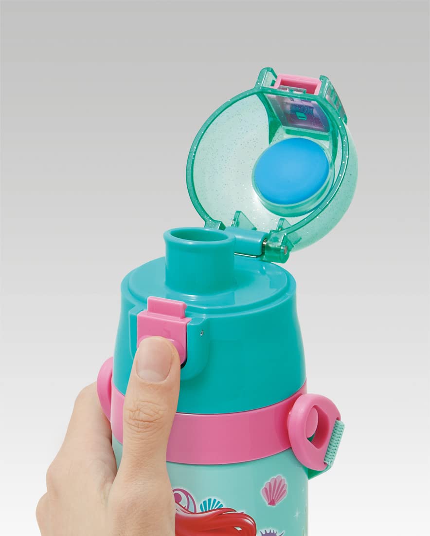 Skater Kids Thermal Ariel 22 Stainless Steel Water Bottle 470ml - Lightweight Girl-Friendly- Japan Figure Store - #1 Bring To You The Best Japanese Goods