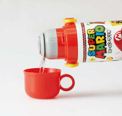 Skater Super Mario 23 Kids Stainless Steel Water Bottle Lightweight 580ml Sports Hydration Child-Friendly- Japan Figure Store - #1 Bring To You The Best Japanese Goods