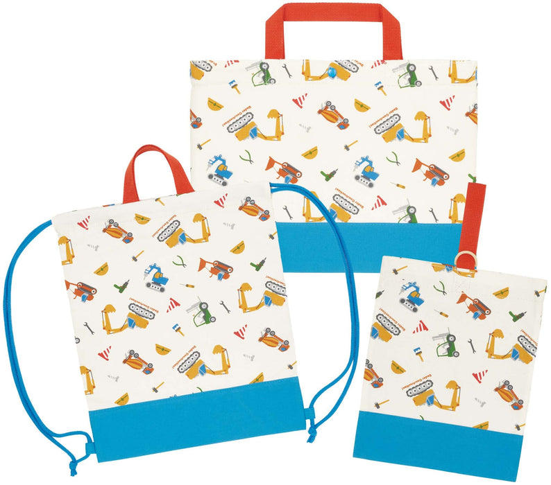 Skater Kids Tote Bag Lesson Bag Working Car Design 40x30 cm - Model KBL1-A- Japan Figure Store - #1 Bring To You The Best Japanese Goods