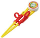 Skater Right-Handed 14cm Training Chopsticks for Ages 2-7 Inai Inai Baa Square Tips - ADXT1-A- Japan Figure Store - #1 Bring To You The Best Japanese Goods