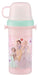 Skater Disney Princess 480ml Water Bottle with Cup for Girls - PSB5KD-A- Japan Figure Store - #1 Bring To You The Best Japanese Goods