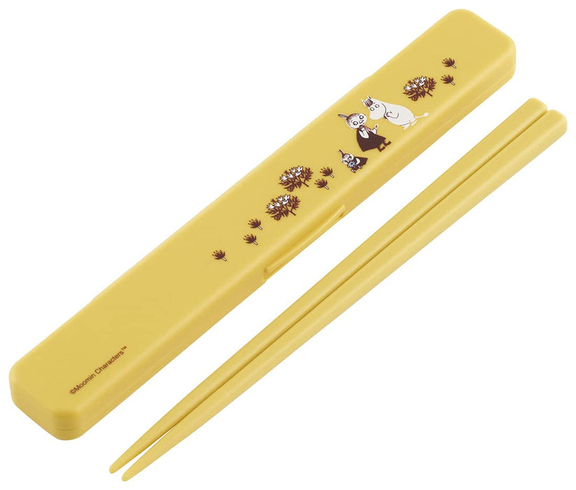 Skater Moomin Antibacterial Silver Ion Chopsticks and Case Set Made in Japan 18cm- Japan Figure Store - #1 Bring To You The Best Japanese Goods