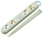 Skater Kid's Chopstick and Case Set Mofusand 16.5cm Antibacterial Made in Japan- Japan Figure Store - #1 Bring To You The Best Japanese Goods