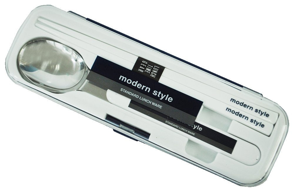 Skater Modern Style 18cm Chopsticks and Spoon Set Made in Japan- Japan Figure Store - #1 Bring To You The Best Japanese Goods