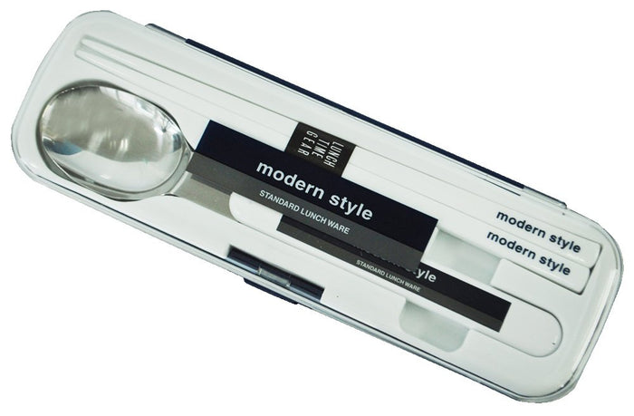 Skater Modern Style 18cm Chopsticks and Spoon Set Made in Japan- Japan Figure Store - #1 Bring To You The Best Japanese Goods