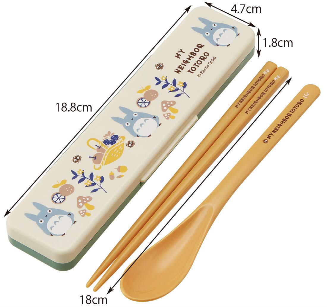 Skater 18cm My Neighbor Totoro Chopsticks & Spoon Set Japan-Made – Ghibli Kurashi- Japan Figure Store - #1 Bring To You The Best Japanese Goods