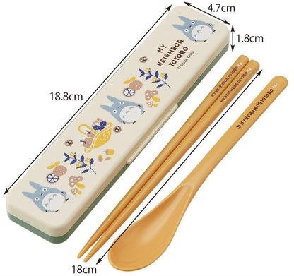Skater 18cm My Neighbor Totoro Chopsticks & Spoon Set Japan-Made – Ghibli Kurashi- Japan Figure Store - #1 Bring To You The Best Japanese Goods