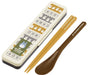 Skater My Neighbor Totoro Silver Antibacterial Chopsticks & Spoon Set 18cm - Made in Japan- Japan Figure Store - #1 Bring To You The Best Japanese Goods