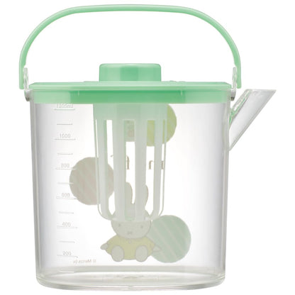 Skater 1.2L Heat-Resistant Cold Tea Pot with Strainer Miffy Pastel Water Jug Cm10-A- Japan Figure Store - #1 Bring To You The Best Japanese Goods