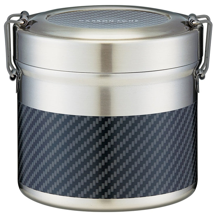 Skater Large Capacity 840ml Stainless Steel Lunch Box Vacuum Insulated Rice Bowl Carbon Tone- Japan Figure Store - #1 Bring To You The Best Japanese Goods