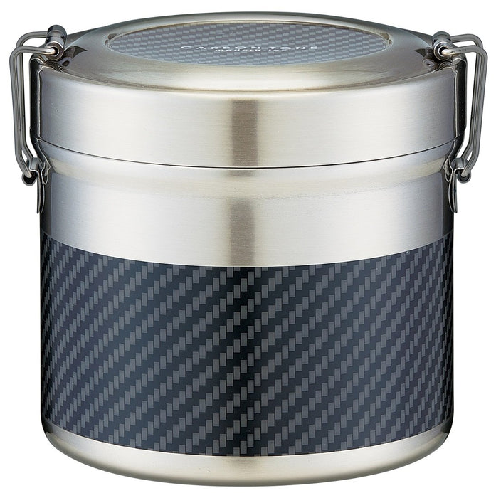 Skater Large Capacity 840ml Stainless Steel Lunch Box Vacuum Insulated Rice Bowl Carbon Tone- Japan Figure Store - #1 Bring To You The Best Japanese Goods