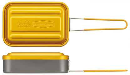 Skater 1000ml Yellow Outdoor Messtin - No Seasoning Required AFTM10N-A- Japan Figure Store - #1 Bring To You The Best Japanese Goods