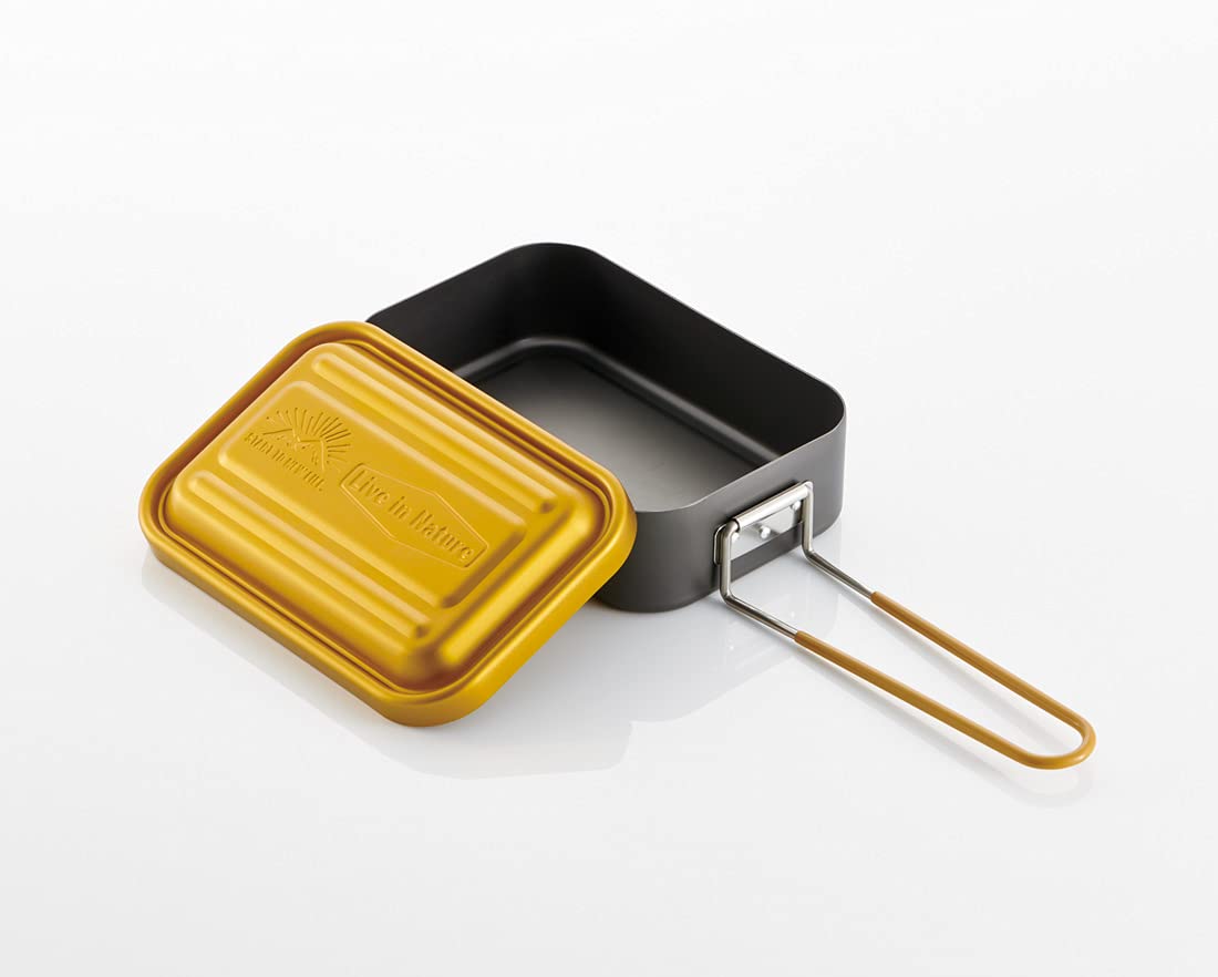 Skater Outdoor 600ml Yellow Messtin Box No Seasoning Required - Aftm6N-A- Japan Figure Store - #1 Bring To You The Best Japanese Goods