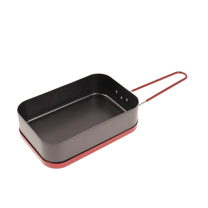 Skater Red Outdoor Messtin 850ml - No Seasoning Required AFTM8N-A Model- Japan Figure Store - #1 Bring To You The Best Japanese Goods
