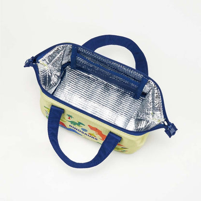 Skater Kids Dinosaur Lunch Bag with Clasp - Child Size Cooling Pack Kga0-A- Japan Figure Store - #1 Bring To You The Best Japanese Goods