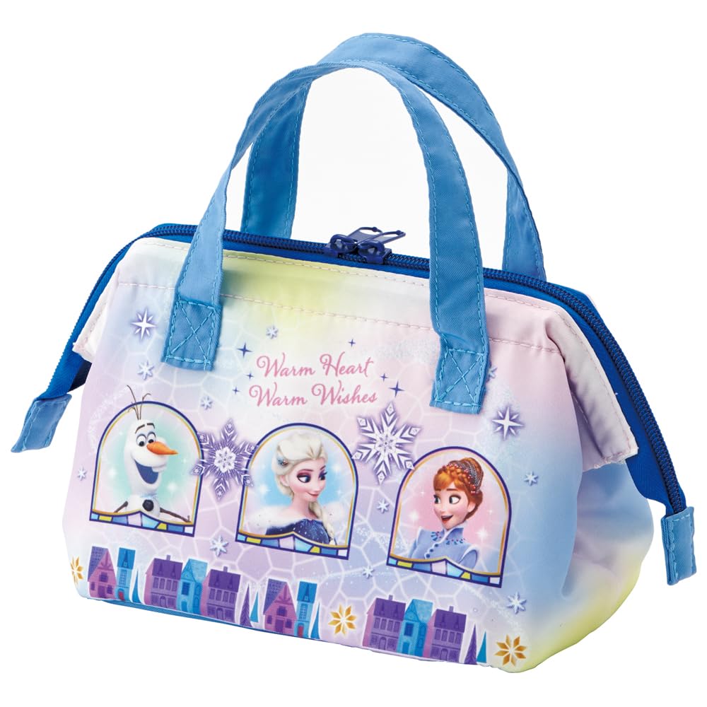 Skater Disney Frozen 23 Cooling Lunch Bag with Clasp Kga0-A Designed for Kids- Japan Figure Store - #1 Bring To You The Best Japanese Goods